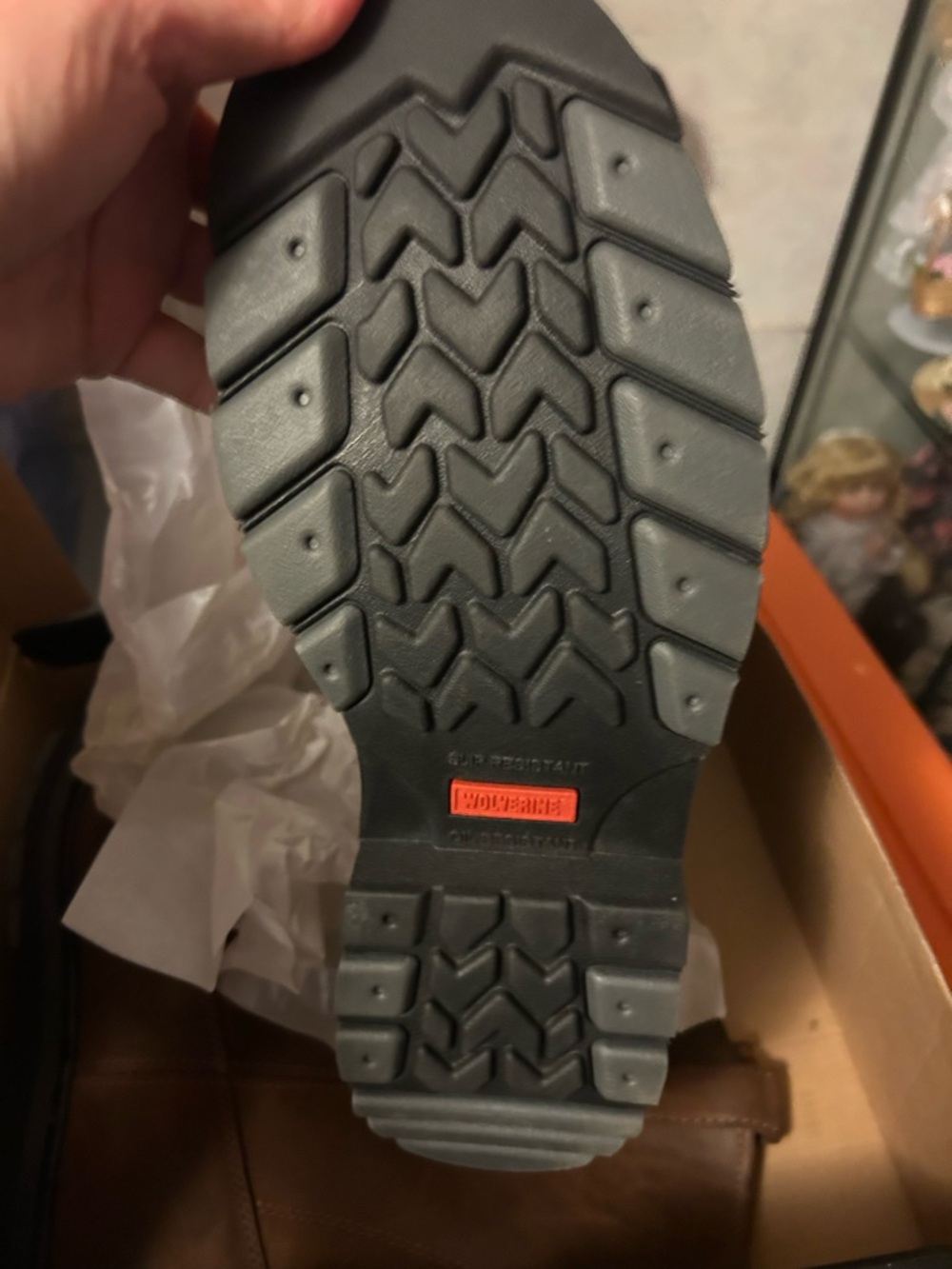 Wolverine Red and Black Boot Box with Logo